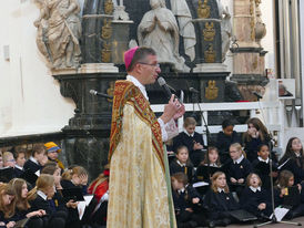 Diözesale Aussendung der Sternsinger im Hohen Dom zu Fulda (Foto:Karl-Franz Thiede)